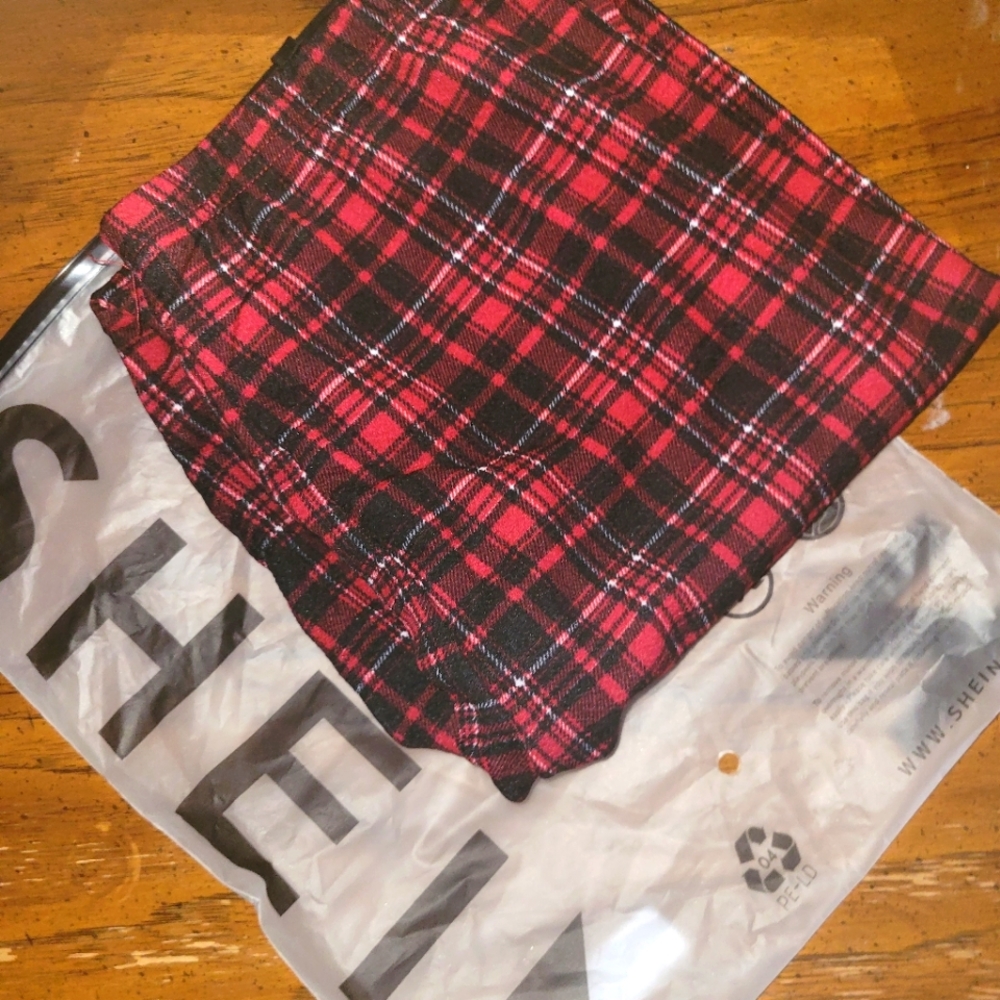 Shein plaid leggings
